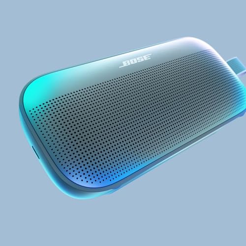 Bose SoundLink Flex Bluetooth Portable Speaker, 5W Wireless Waterproof Speaker for Outdoor Travel - Stone Blue Bose SoundLink Flex Bluetooth Portable Speaker, 5W Wireless Waterproof Speaker for Outdoor Travel - Stone Blue