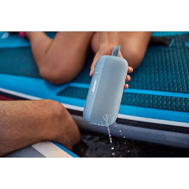 Bose SoundLink Flex Bluetooth Portable Speaker, 5W Wireless Waterproof Speaker for Outdoor Travel - Stone Blue