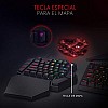 Redragon K585-blue switch DITI One-Handed RGB Mechanical Blue Switches, Type-C Professional Wired Gaming Keyboard (Black)