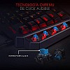 Redragon K585-blue switch DITI One-Handed RGB Mechanical Blue Switches, Type-C Professional Wired Gaming Keyboard (Black)