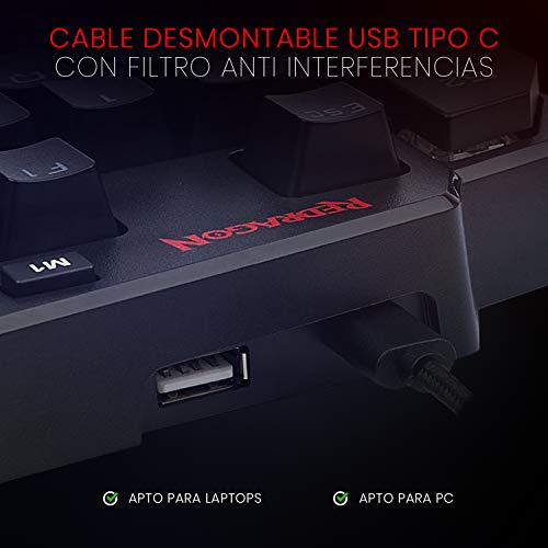 Redragon K585-blue switch DITI One-Handed RGB Mechanical Blue Switches, Type-C Professional Wired Gaming Keyboard (Black) Redragon K585-blue switch DITI One-Handed RGB Mechanical Blue Switches, Type-C Professional Wired Gaming Keyboard (Black)