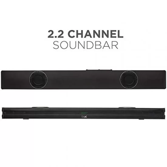 boAt AAVANTE Bar 1198 90W 2.2 Channel Bluetooth Soundbar, Built-in Active Subwoofers, Multiple Connectivity (Premium Black)