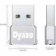 DYAZO USB 3.0 Type C Female to USB A Male Connector/Converter/Adapter grey & black