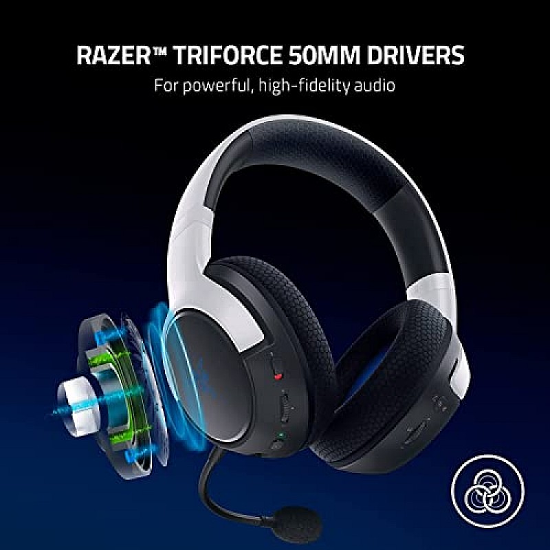 Razer Kaira X for Playstation Wired Gaming Headset for PS5 White RZ04-03970200-R3M1