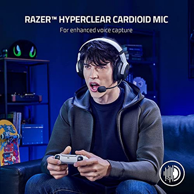 Razer Kaira X for Playstation Wired Gaming Headset for PS5 White RZ04-03970200-R3M1