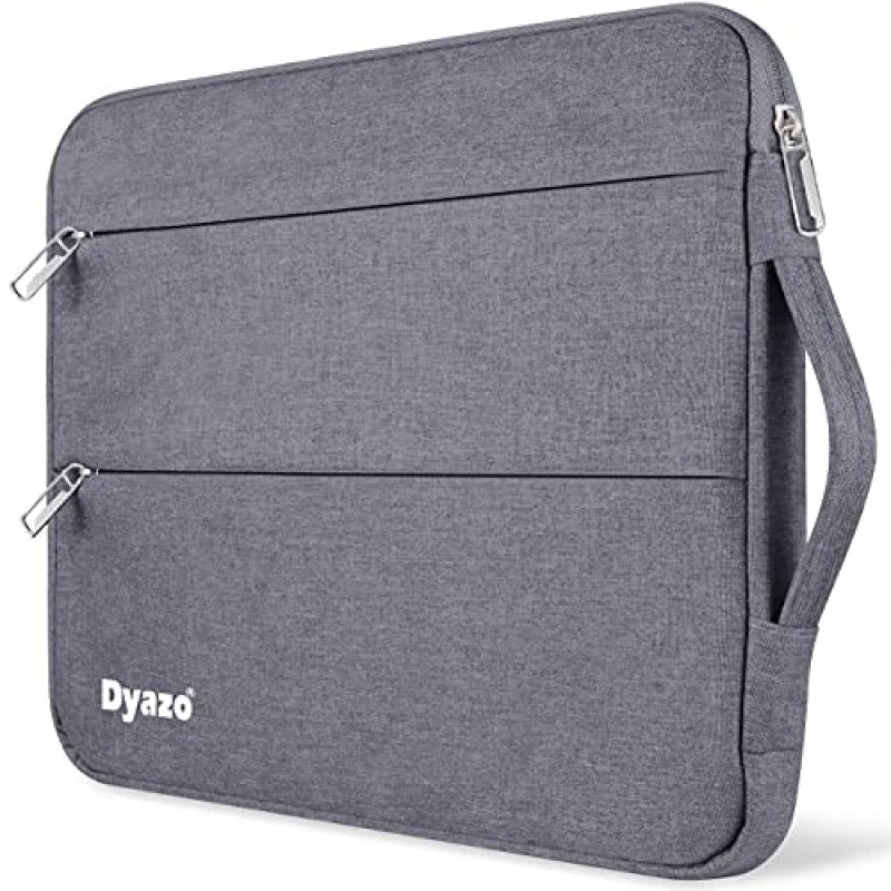 Dyazo Water Resistant Laptop Sleeve with Handle Compatible for 15 Inch to 15.6" Inches - Grey