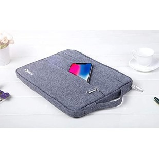 Dyazo Water Resistant Laptop Sleeve with Handle Compatible for 15 Inch to 15.6" Inches - Grey Dyazo Water Resistant Laptop Sleeve with Handle Compatible for 15 Inch to 15.6" Inches - Grey