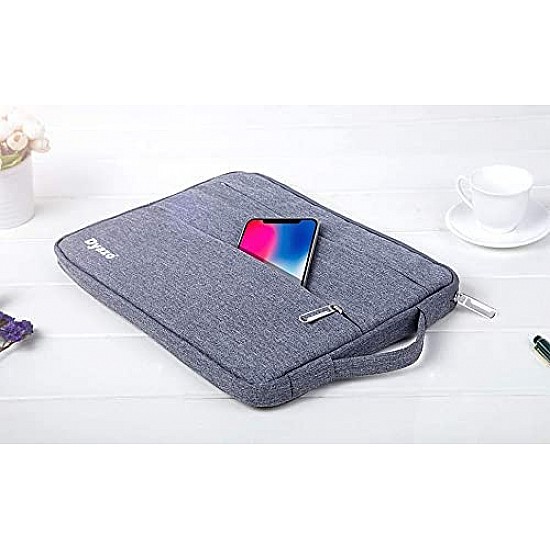 Dyazo Water Resistant Laptop Sleeve with Handle Compatible for 15 Inch to 15.6" Inches - Grey