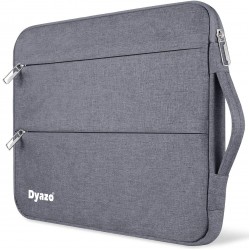 Dyazo Water Resistant Laptop Sleeve with Handle Compatible for 15 Inch to 15.6" Inches - Grey