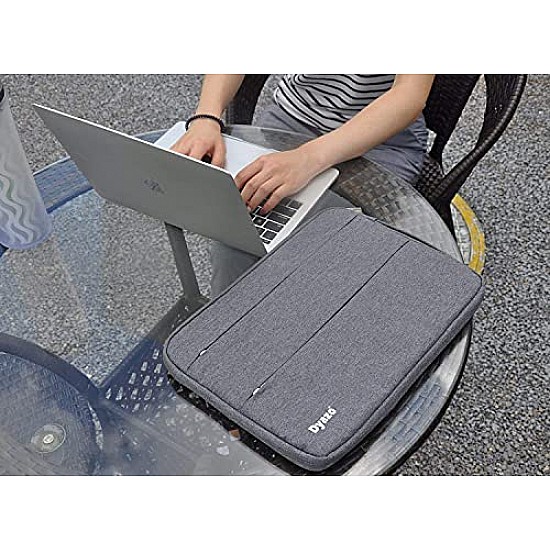 Dyazo Water Resistant Laptop Sleeve with Handle Compatible for 15 Inch to 15.6" Inches - Grey