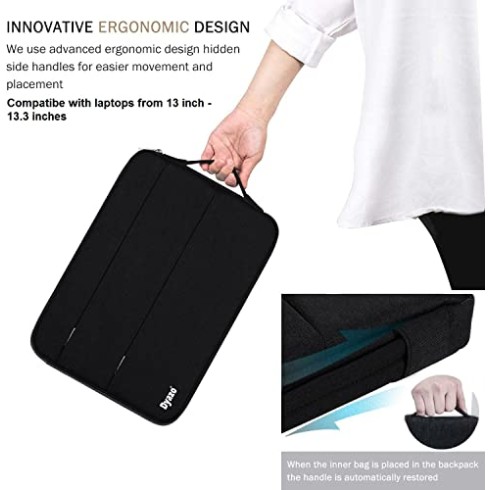 Dyazo Water Resistant Laptop Sleeve/Case Cover for 15 Inches,15.6 Inch Laptops & Notebook (Black) Dyazo Water Resistant Laptop Sleeve/Case Cover for 15 Inches,15.6 Inch Laptops & Notebook (Black)