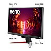 BenQ MOBIUZ EX2510S 24.5 inch IPS Bezel-Less HDR Gaming Monitor (Dark Grey)