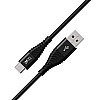 boAt Type C A420 Tangle-free, Sturdy Type C Cable with 3A Rapid Charging & 480mbps (Mercurial Black)