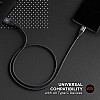 boAt Type C A420 Tangle-free, Sturdy Type C Cable with 3A Rapid Charging & 480mbps (Mercurial Black)