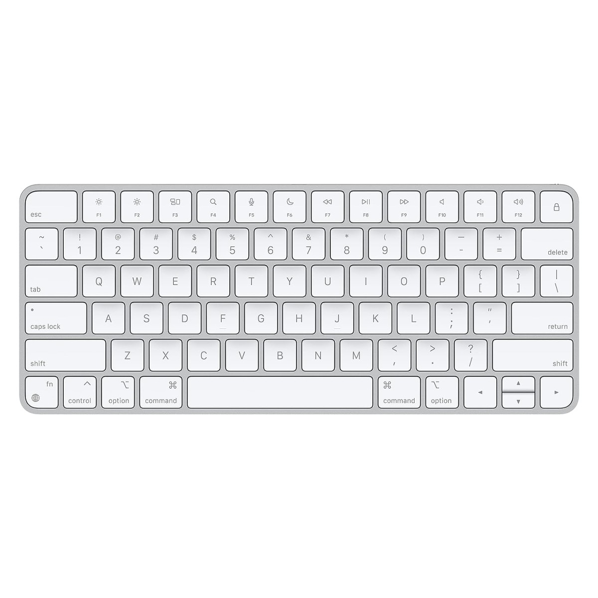 Apple Magic Wireless Keyboard - US English - Silver (for Mac with macOS 11.3 or Later, iPad Running iPad, OS 14.5 or Later)