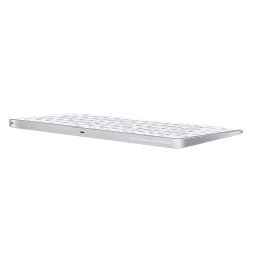 Apple Magic Wireless Keyboard - US English - Silver (for Mac with macOS 11.3 or Later, iPad Running iPad, OS 14.5 or Later) 