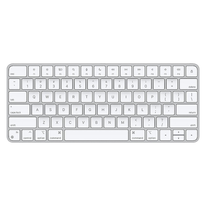 Apple Magic Wireless Keyboard - US English - Silver (for Mac with macOS 11.3 or Later, iPad Running iPad, OS 14.5 or Later) 