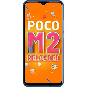 POCO M2 Reloaded (Mostly Blue, 64 GB) (4 GB RAM) Refurbished 