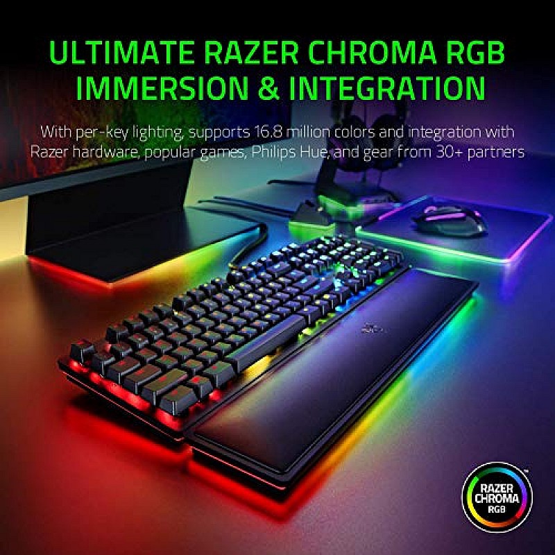 Razer Huntsman Elite Opto-Mechanical Switch Multi-Functional Digital Dial Gaming Keyboard Wired