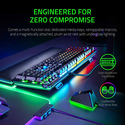 Razer Huntsman Elite Opto-Mechanical Switch Multi-Functional Digital Dial Gaming Keyboard Wired Razer Huntsman Elite Opto-Mechanical Switch Multi-Functional Digital Dial Gaming Keyboard Wired