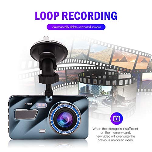 Sprugal Car Dashcam Dual Lens Front and Rear DVR Video Recorder, 170 Degree Lens, FHD 1080P IPS Screen Sprugal Car Dashcam Dual Lens Front and Rear DVR Video Recorder, 170 Degree Lens, FHD 1080P IPS Screen