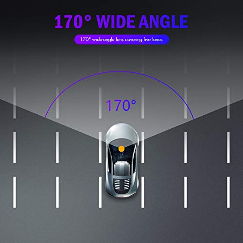 Sprugal Car Dashcam Dual Lens Front and Rear DVR Video Recorder, 170 Degree Lens, FHD 1080P IPS Screen Sprugal Car Dashcam Dual Lens Front and Rear DVR Video Recorder, 170 Degree Lens, FHD 1080P IPS Screen