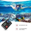 Camark X20C Action Camera Native 4K Ultra HD 20MP with EIS Stabilization Touch Screen, Black