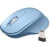 ZEBRONICS Zeb-AKO Wireless Mouse, 2.4GHz with USB Nano Receiver, High Precision Optical Tracking, 3 Buttons,  (Blue)