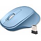 ZEBRONICS Zeb-AKO Wireless Mouse, 2.4GHz with USB Nano Receiver, High Precision Optical Tracking, 3 Buttons,  (Blue)