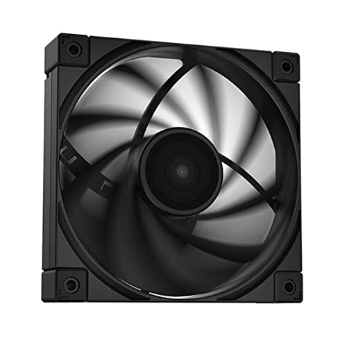 Deepcool FC120(3 in 1) - 1800RPM- 4pin PWM RGB Case Fan- Black - R-FC120-BKAMN3-G-1 Deepcool FC120(3 in 1) - 1800RPM- 4pin PWM RGB Case Fan- Black - R-FC120-BKAMN3-G-1