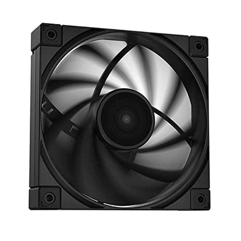 Deepcool FC120(3 in 1) - 1800RPM- 4pin PWM RGB Case Fan- Black - R-FC120-BKAMN3-G-1