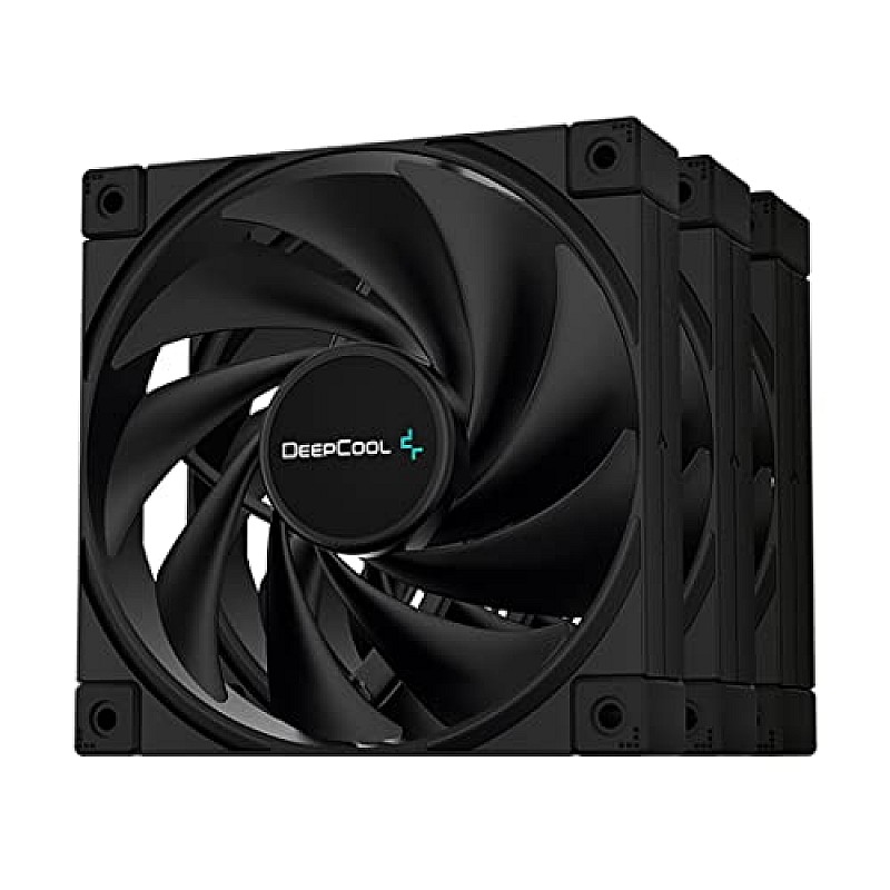 Deepcool FC120(3 in 1) - 1800RPM- 4pin PWM RGB Case Fan- Black - R-FC120-BKAMN3-G-1