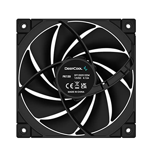 Deepcool FC120(3 in 1) - 1800RPM- 4pin PWM RGB Case Fan- Black - R-FC120-BKAMN3-G-1 Deepcool FC120(3 in 1) - 1800RPM- 4pin PWM RGB Case Fan- Black - R-FC120-BKAMN3-G-1