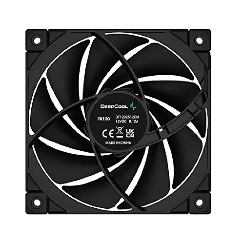 Deepcool FC120(3 in 1) - 1800RPM- 4pin PWM RGB Case Fan- Black - R-FC120-BKAMN3-G-1