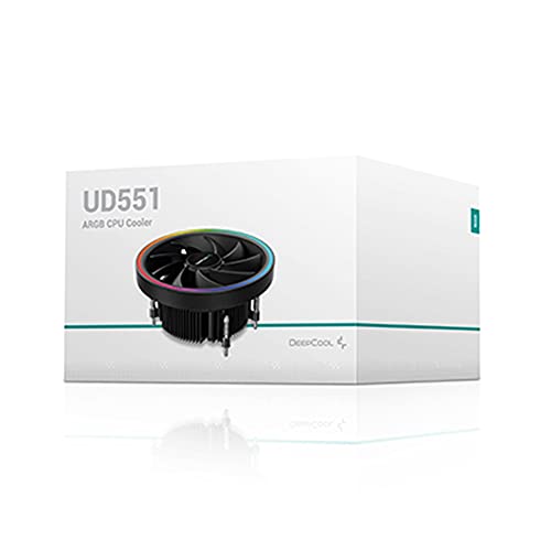 DEEPCOOL UD551 (AMD Version)- 1800RPM- 4-pin PWM ARGB CPU Cooler Support AM4 - R-UD551-BKAMAB-G-1 DEEPCOOL UD551 (AMD Version)- 1800RPM- 4-pin PWM ARGB CPU Cooler Support AM4 - R-UD551-BKAMAB-G-1