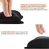 Tukzer Wrist Rest Pad, Mouse Wrist Cushion Support Lightweight for Easy Typing Pain Relief Black