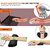 Tukzer Wrist Rest Pad, Mouse Wrist Cushion Support Lightweight for Easy Typing Pain Relief Black