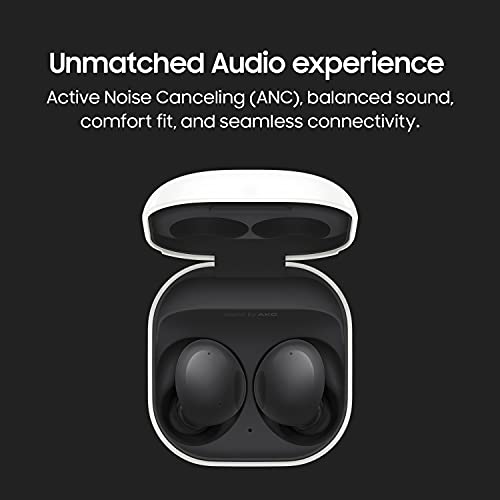 Samsung Galaxy Buds 2 Wireless in Ear Earbuds Active Noise Cancellation, Auto Switch Feature, Up to 20hrs Battery Life, (Graphite) (Unbox) Samsung Galaxy Buds 2 Wireless in Ear Earbuds Active Noise Cancellation, Auto Switch Feature, Up to 20hrs Battery Life, (Graphite) (Unbox)