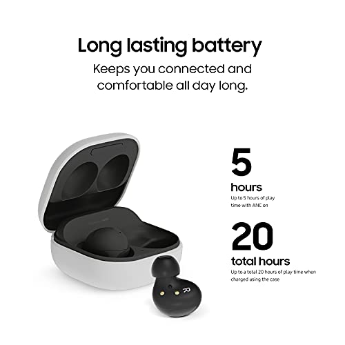 Samsung Galaxy Buds 2 Wireless in Ear Earbuds Active Noise Cancellation, Auto Switch Feature, Up to 20hrs Battery Life, (Graphite) (Unbox) Samsung Galaxy Buds 2 Wireless in Ear Earbuds Active Noise Cancellation, Auto Switch Feature, Up to 20hrs Battery Life, (Graphite) (Unbox)