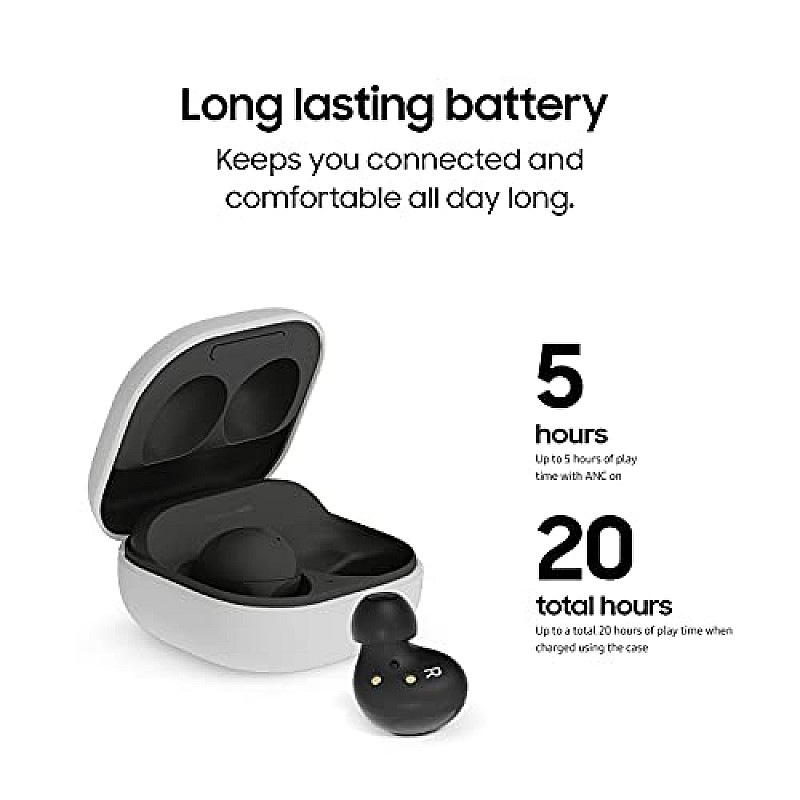 Samsung Galaxy Buds 2 Wireless in Ear Earbuds Active Noise Cancellation, Auto Switch Feature, Up to 20hrs Battery Life, (Graphite)