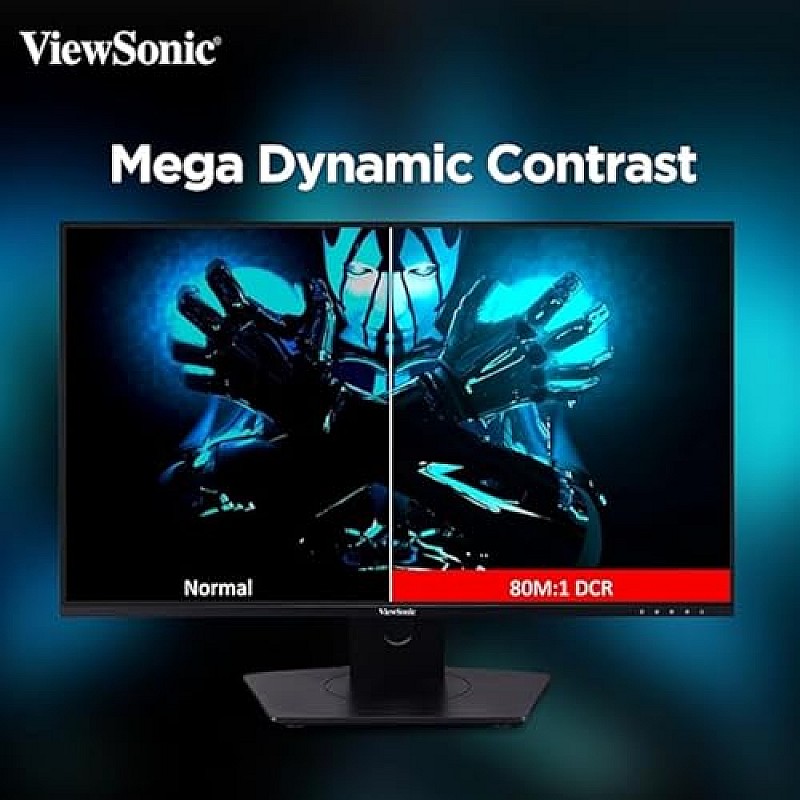 ViewSonic VX2480 24 Inch 2k 2560-1440 Pixel IPS Monitor with 3-side Bezel Less, 75Hz Black