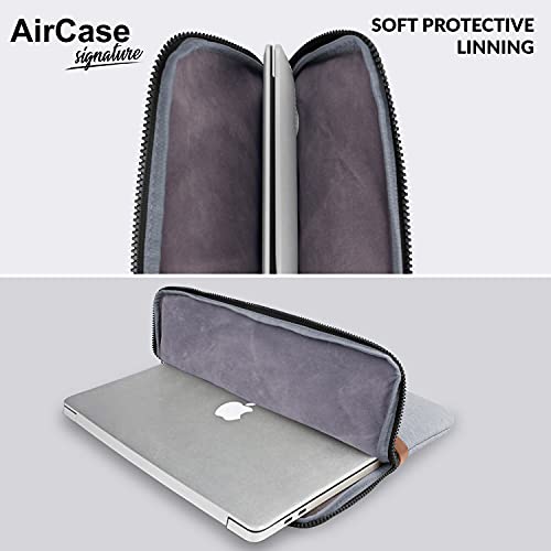 AirCase Laptop Bag Sleeve Case Cover Pouch for 11.6-Inch, 12.5-Inch Laptop fits 12.9-Inch Black-Grey AirCase Laptop Bag Sleeve Case Cover Pouch for 11.6-Inch, 12.5-Inch Laptop fits 12.9-Inch Black-Grey