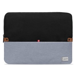 AirCase Laptop Bag Sleeve Case Cover Pouch for 11.6-Inch, 12.5-Inch Laptop, fits 12.9-Inch  (Black-Grey)