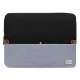 AirCase Laptop Bag Sleeve Case Cover Pouch for 11.6-Inch, 12.5-Inch Laptop fits 12.9-Inch Black-Grey