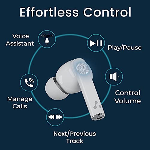 Ambrane Dots Asta True Wireless Earbuds with 36 Hours Playtime,Instant pairing with Bluetooth (White) Ambrane Dots Asta True Wireless Earbuds with 36 Hours Playtime,Instant pairing with Bluetooth (White)