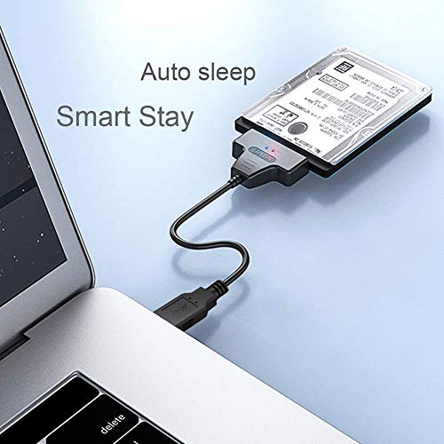 Lapster USB 3.0 sata Cable for 2.5 inch SSD and HDD, USB 3.0 to SATA III Hard Driver Adapter, sata to USB Cable-(Blue) Lapster USB 3.0 sata Cable for 2.5 inch SSD and HDD, USB 3.0 to SATA III Hard Driver Adapter, sata to USB Cable-(Blue)