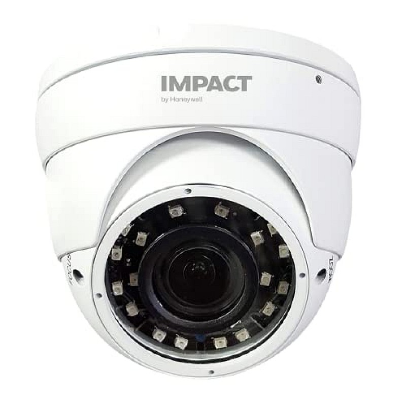 IMPACT by Honeywell 2MP Dome AHD Indoor Wired CCTV Camera 1080P Real time high Resolution White