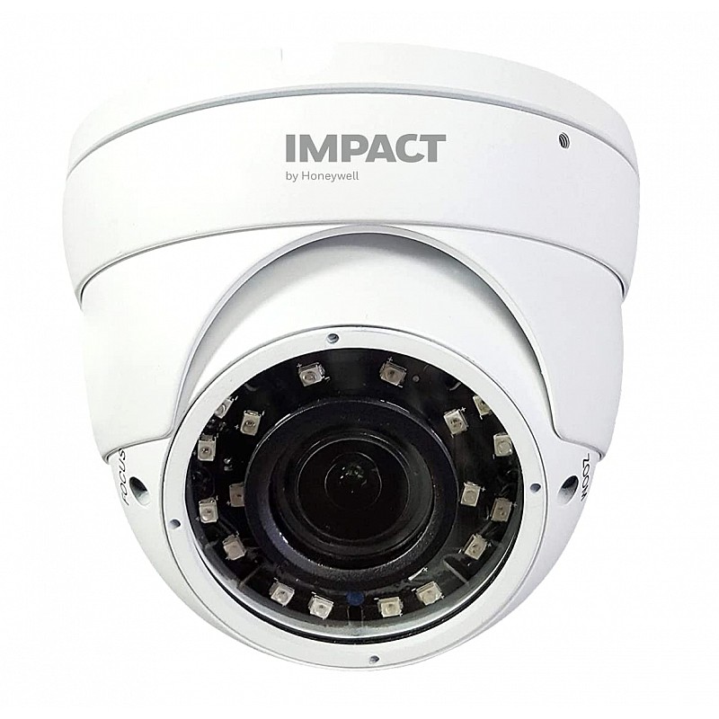 IMPACT by Honeywell 2MP Dome AHD Indoor Wired CCTV Camera 1080P Real time high Resolution White