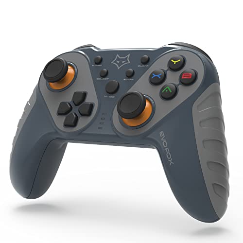 EvoFox Elite Ops Wireless Gamepad for Google TV and Android TV 8+ Hours of Play Time (Dusk Grey) EvoFox Elite Ops Wireless Gamepad for Google TV and Android TV 8+ Hours of Play Time (Dusk Grey)