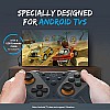 EvoFox Elite Ops Wireless Gamepad for Google TV and Android TV 8+ Hours of Play Time (Dusk Grey)